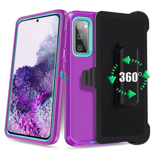 Custodia per Samsung Galaxy S20 FE 5G resistente ibrida clip cover con vetro temperato - Foto 45 di 54