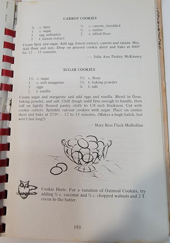 Chi Omega Cook Book Fayetteville Arkansas 1970 Recipes - Picture 10 of 11