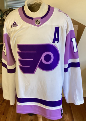 Philadelphia Flyers Indo-Authentic Hockey Fights Cancer Sean