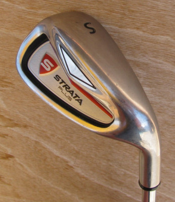 STRATA PLUS SAND WEDGE 56 DEGREE LOFT REGULAR FLEX STEEL SHAFT CALLAWAY S SW RED