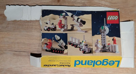 LEGO Space: Mobile Rocket Launcher (462), complete, manual, damaged box, one sub