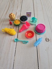 Lot of Vintage And Modern Mattel Barbie And Other Doll Kitchen Food