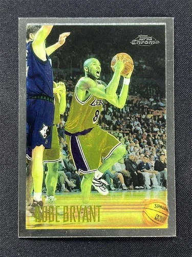 1996 Topps Chrome Kobe Bryant Rookie RC Los Angeles Lakers #138