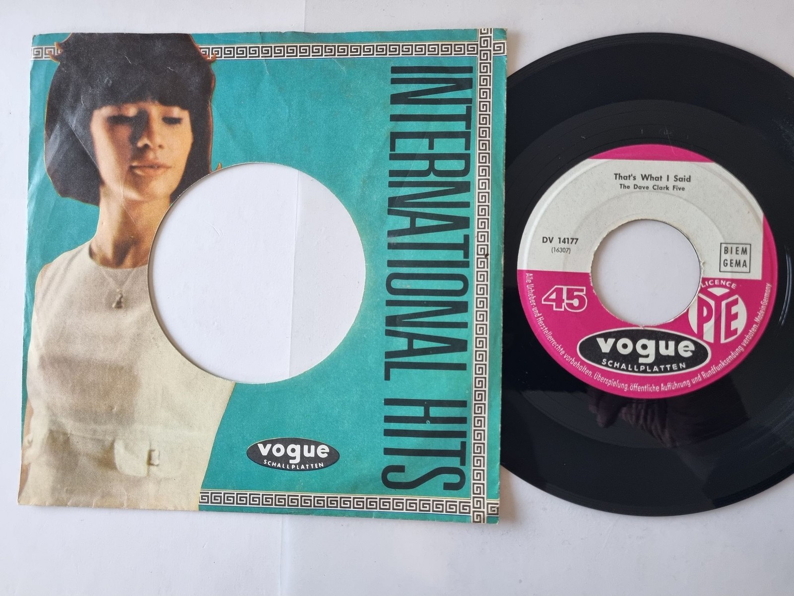The Dave Clark Five - That's What I Said 7'' Vinyl Germany