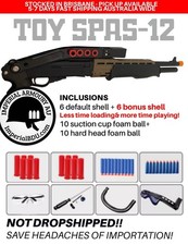 Children Toy SPAS-12 foam ball launcher  Top rail  bonus round 7 DAY SHIPPING