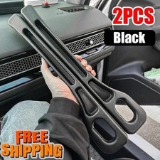 2pc Car Seat Gap Filler Organizer Storage Box Universal Leak-Proof Plug Strip