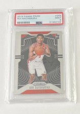 2019 Panini Prizm Rui Hachimura Wizards  Prizm Rookie Card PSA 9 Mint
