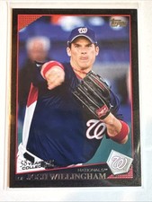 Josh Willingham Washington Nationals 2009 Topps Black #477 SN /58 SP Insert
