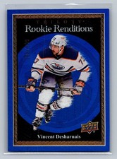 2023-24 Upper Deck Trilogy Vincent Desharnais Rookie Renditions Blue #/499