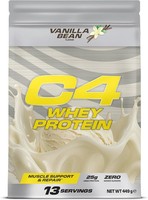 Cellucor C4 Whey Protein Powder, Vanilla Bean, 25g Protein, Low Sugar, Post-Wor