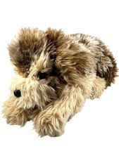 FAO Schwarz Plush Puppy 16 Inch Brown Cream Shaggy Dog Stuffed Animal 2024