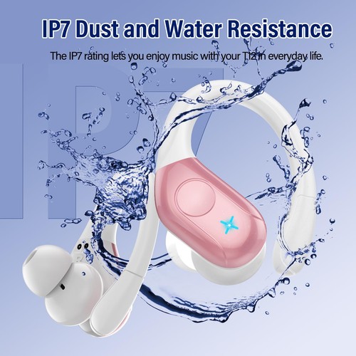 Wireless Earbuds Bluetooth 5.4 Headphones 75H Stereo Deep Bass Sports Over Ea... - Picture 7 of 7