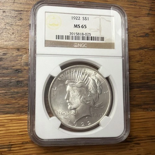 NGC 1922 MS65 Peace Silver Dollar 🇺🇸