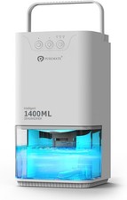 1400ml Electric Dehumidifier with Ultra Quiet & Auto Shut off