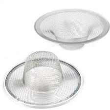 2 pcs Heavy Duty Stainless Steel Slop Basket Filter Trap, 2.75" Top / 1" Mesh...