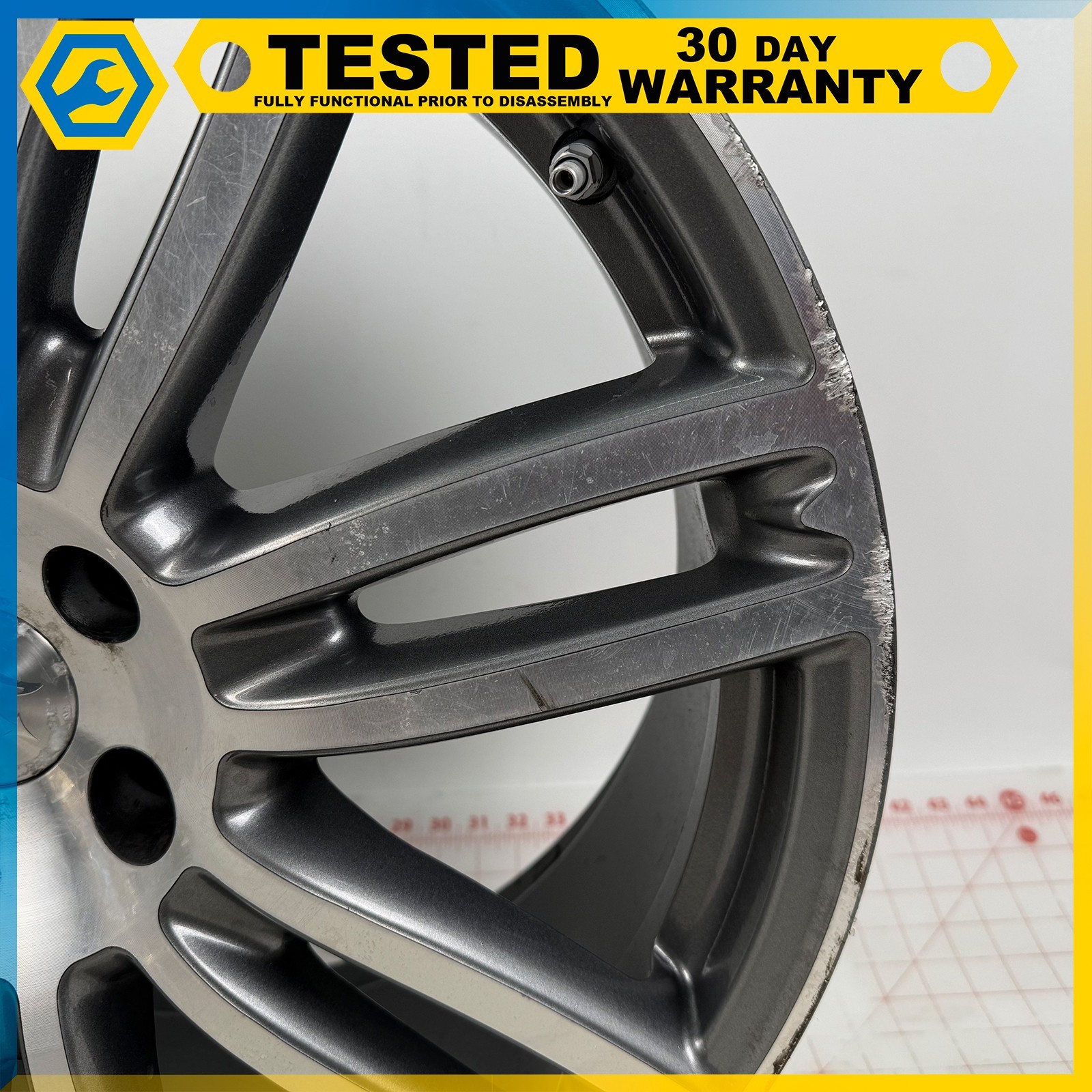14-24 MASERATI GHIBLI 20 X 8.5J FRONT WHEEL RIM GRAY OEM