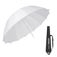 Godox UB-85D 33.5in/85cm Parabolic Translucent Umbrella, White Shoot Through ...