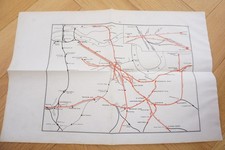 1905 South Eastern & Chatham Railway Map Rotherhithe New Cross