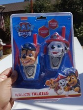 Nickelodeon Paw Patrol - 2 Walkie Talkies 750 Ft - Chase  Marshall - Sealed New