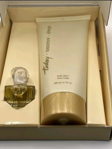 Avon Today Tomorrow Always .14 oz Perfume & 6.7 oz Body Rinse Gift Set ...