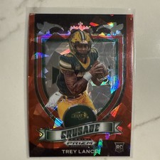 2021 Panini Prizm Draft Picks - Crusade Trey Lance #164 Red Ice Prizm (RC)