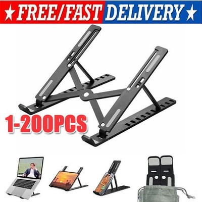 1~300 Portable Laptop Stand Adjustable Foldable Notebook Tablet Holder Desk Lot