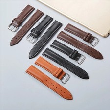 Genuine Leather Watchbands Calfskin Replace Wristwatch Straps 18mm 20mm 22mm 24m