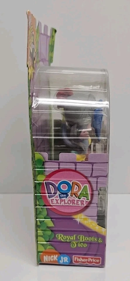 Fisher Price Nick Jr. 多拉魔法城堡皇家靴子和 Tico 公仔 全新 — 第 4/4 张图片