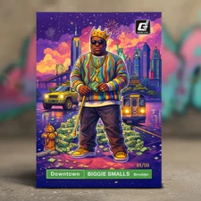 Notorious BIG Limited Edition Downtown Custom Hip Hop Trading Card /50
