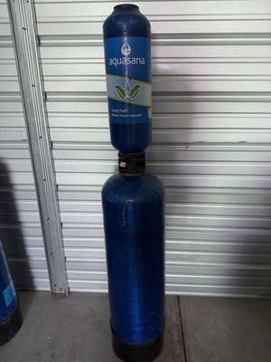 Aquasana SimplySoft Whole House Descaler Tank 10x35   Untested