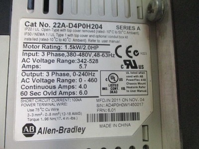 New AB 22A-D4P0H204 Free Shipping New in Box New Factory Sealed PLC