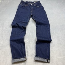 Levi s 501 90s Selvedge Denim Jeans W26 L36 Dark Wash Redline 100 Cotton