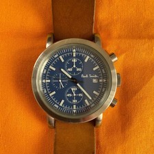 Paul Smith Mens Chronograph Watch 49-0735-5204 Working Battery Replaced