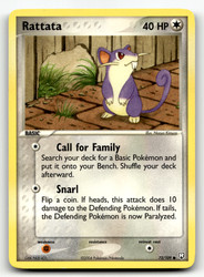 Rattata 72/109 EX Team Rocket Returns Common