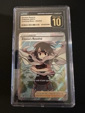 Zinnia's Resolve (Full Art) 203/203 SWSH07: Evolving Skies CGC 10 Pristine