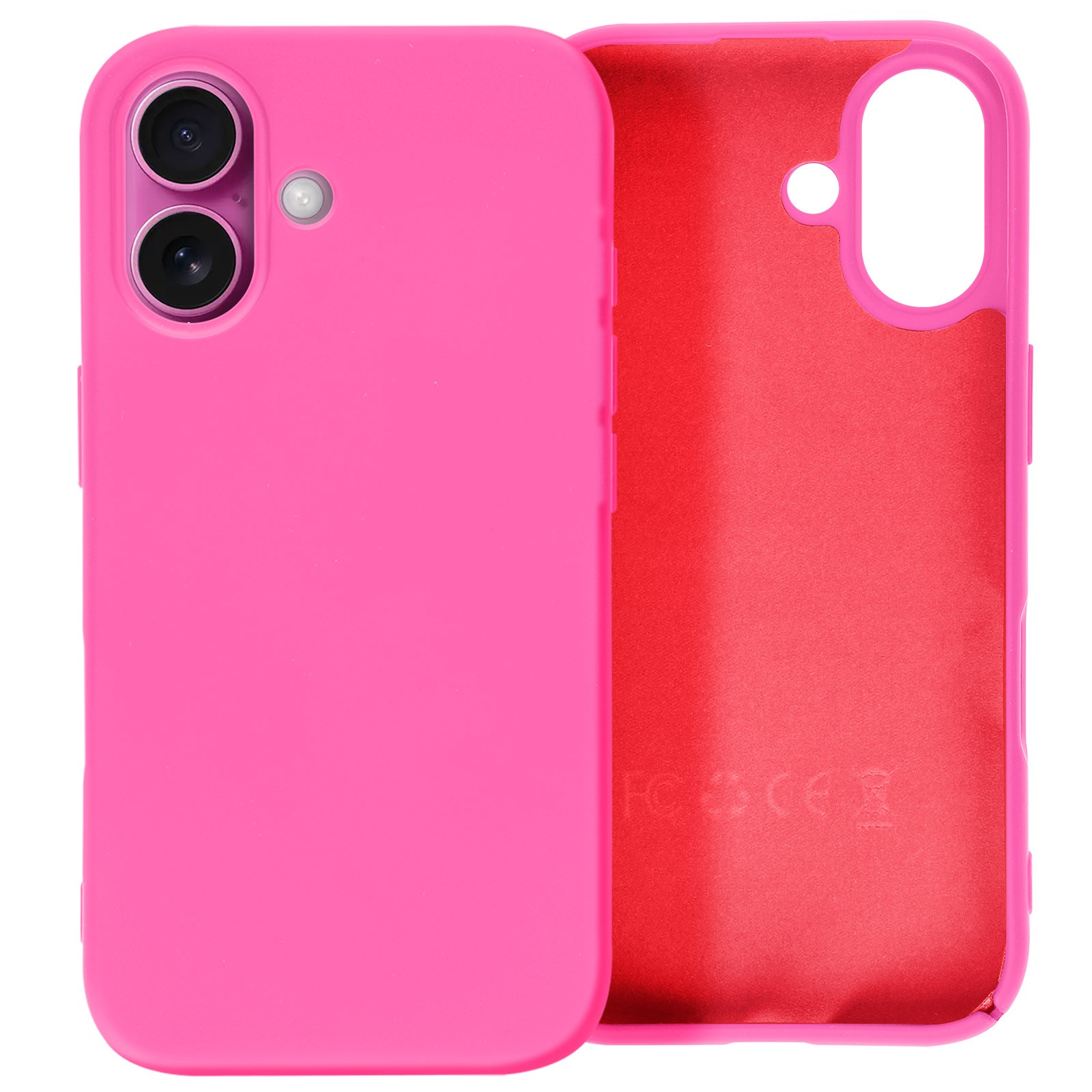 Coque iPhone 16 Plus Avizar anti-traces de doigts pour garder un téléphone propre et mat