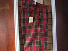 Relco Red Tartan  - Size 30