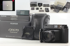 ⏯ [Top MINT/Box Hood] Fujifilm Fuji GF670 fotocamera medio formato nera dal G...