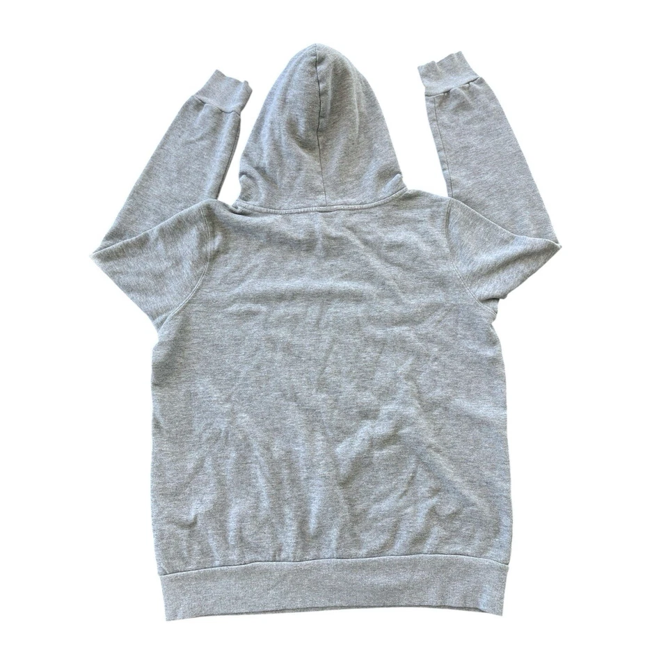 Sudaderas grises con capucha estampado de leopardo caramelo duro Y2K de colección talla XL vanguardista Foto 2 de 4