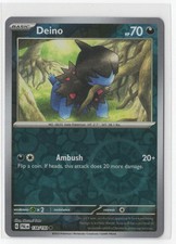 Pokemon Paldea Evolved 138/193 Deino Reverse Holo
