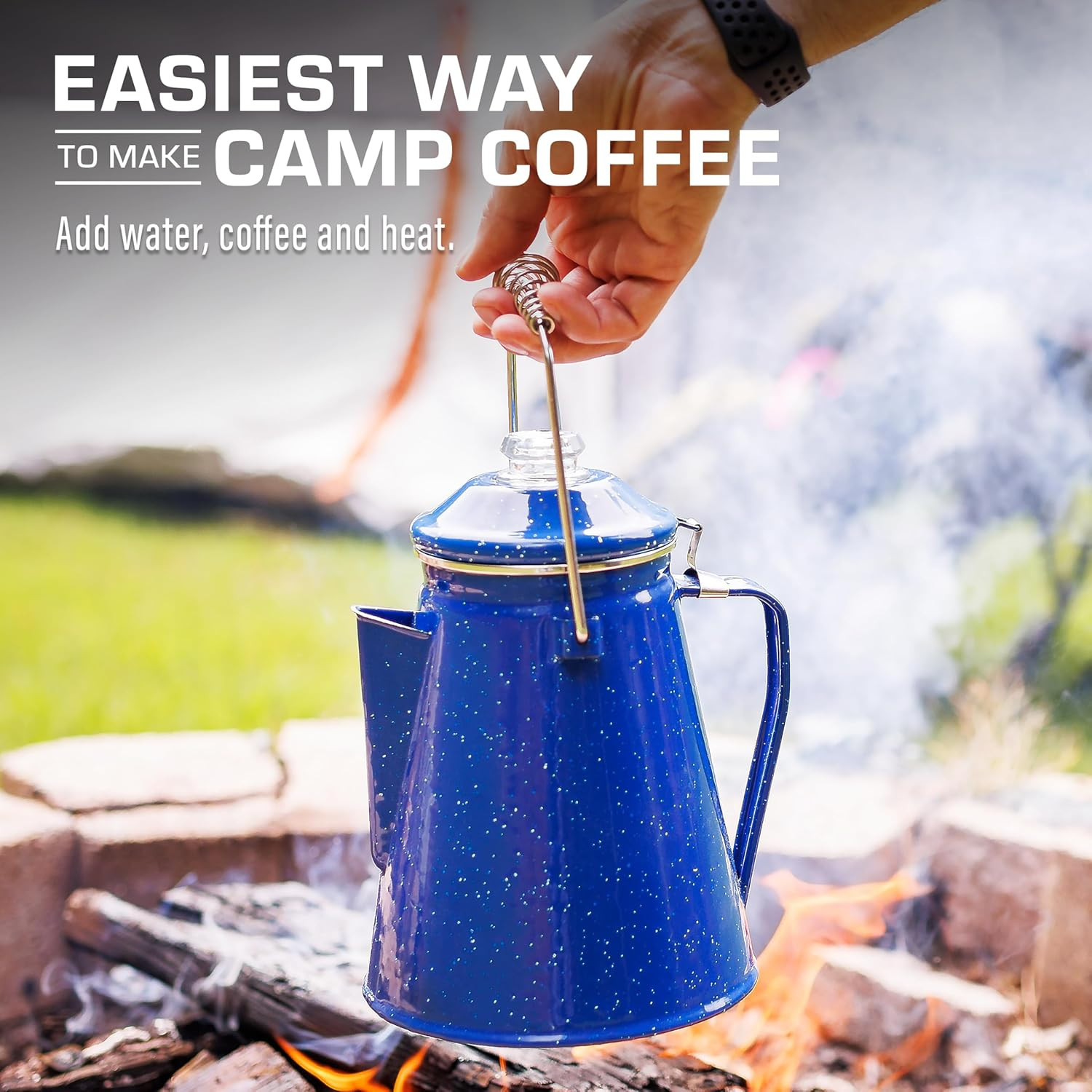 Classic Percolator Coffee Pot — the Most Nostalgic Camping Coffee Pot, Now Moder