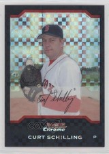 2004 Bowman Chrome X-Fractor 52/172 Curt Schilling #4 0d08