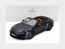 NOREV 187180 PORSCHE - 911 992-2 CORSA CABRIOLET OPEN 2025 - BLUE MET - 1/18
