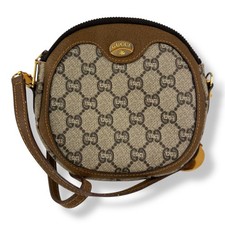 Gucci GG Plus Canvas Beige Mini Crossbody Bag