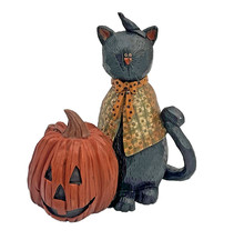 Blossom Bucket Suzi Skoglund Black Cat Jack O...