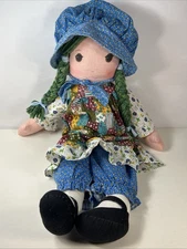 Ganz Bros Holly Hobbie Type Cloth Rag Doll used 24" Canada