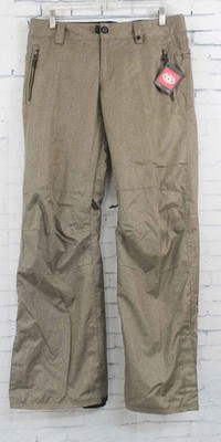 686 After Dark Softshell Snowboard Pants, Women's Small, Khaki Brown New
