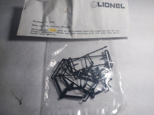 Lionel 18905-26 44 Tonner Black Hand Rail Set (Set of 6) package. - Picture 2 of 2