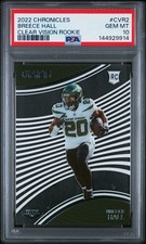 Breece Hall 2022 Chronicles #CVR2 Clear Vision Rookie PSA 10