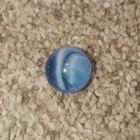 Blue Swirl Glass Toy Marble Collectible Game Piece, Age 4-7 & 8-11 Years — photo 2